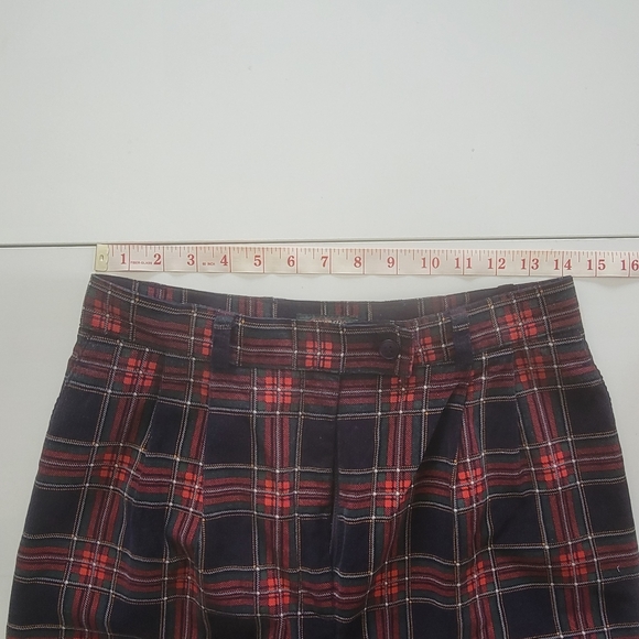 Charter Club Corduroy Scottish Plaid Cotton Pants Size 12 - Picture 12 of 12